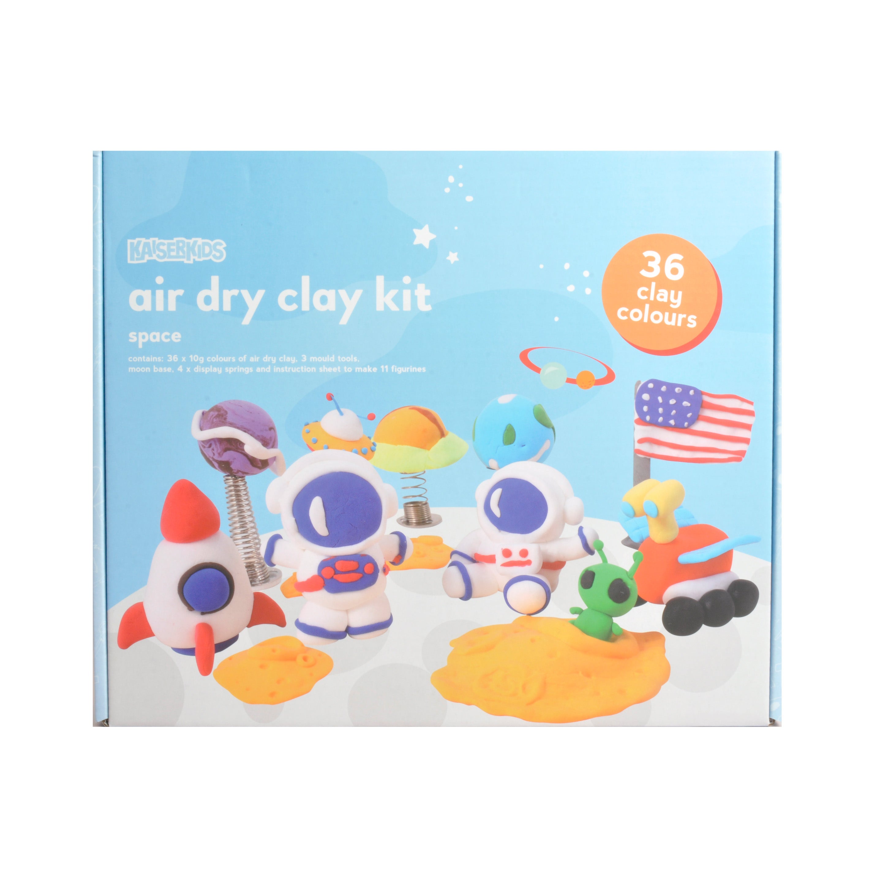 Air Dry Modelling Clay Kit Lge - Space